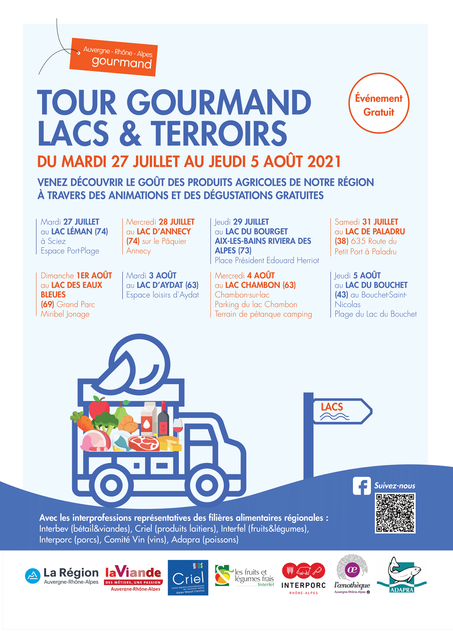 Tour Gourmand Lacs & Terroirs 2021 Tour Gourmand Lacs & Terroirs 2021