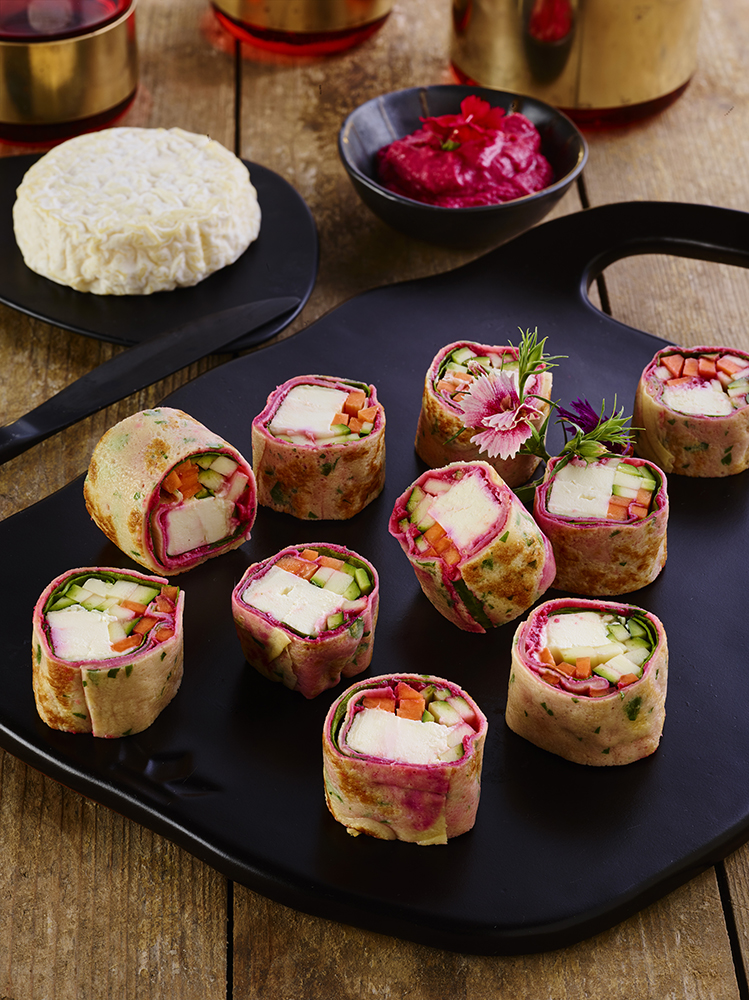 Recette de Saint-Marcellin IGP : makis Recette de Saint-Marcellin IGP : makis